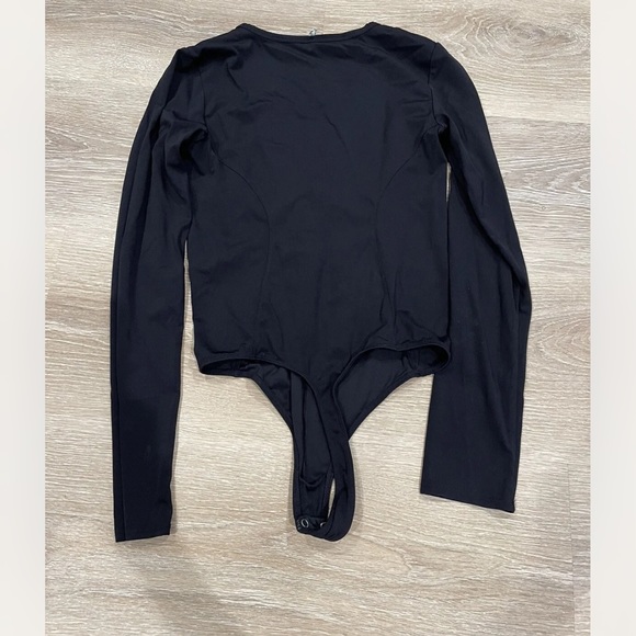 Free People Intimately Free Bodysuit Black Deep V-Neck - Picture 6 of 6